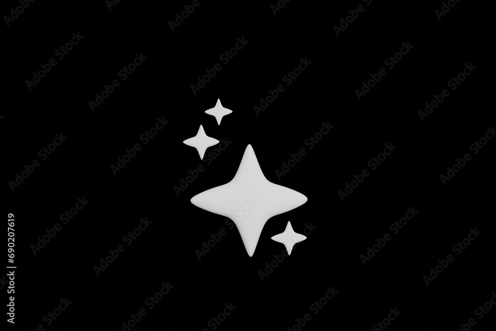black and white star, Shine icon black and white star, Shine icon