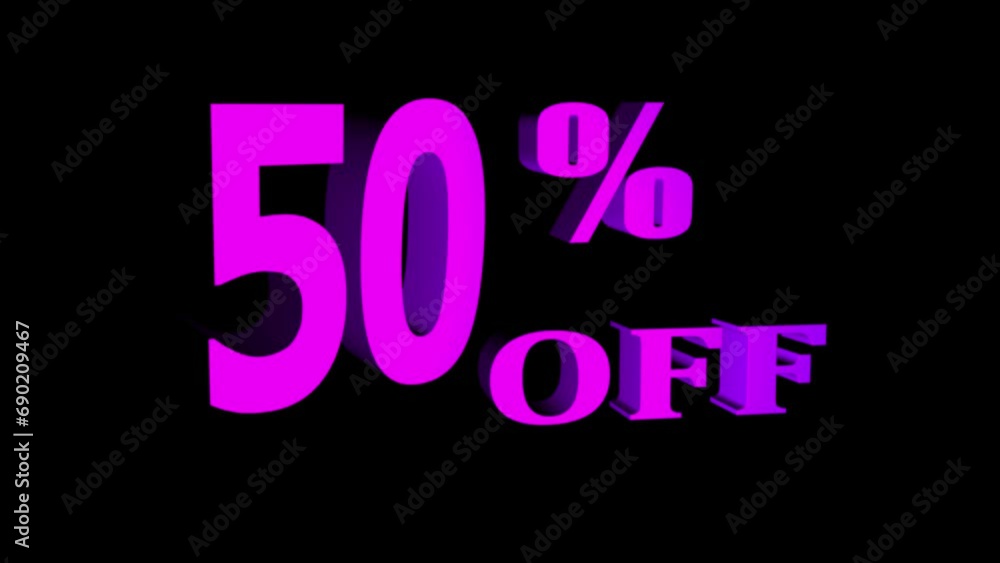50% off discount with animation. 50% OFF Text animate business footage background. Video animation for discount 50% off, suitable for business, promotion, advertising, discount. motion graphic. 50% off discount with animation. 50% OFF Text animate business footage background. Video animation for discount 50% off, suitable for business, promotion, advertising, discount. motion graphic.