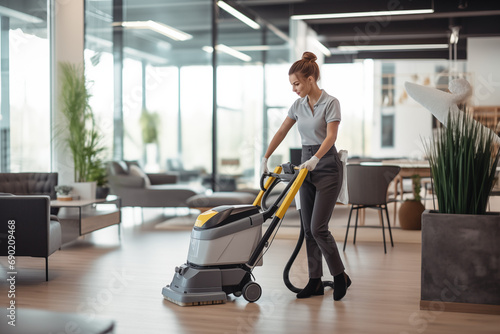 Cleaning Service in an Office