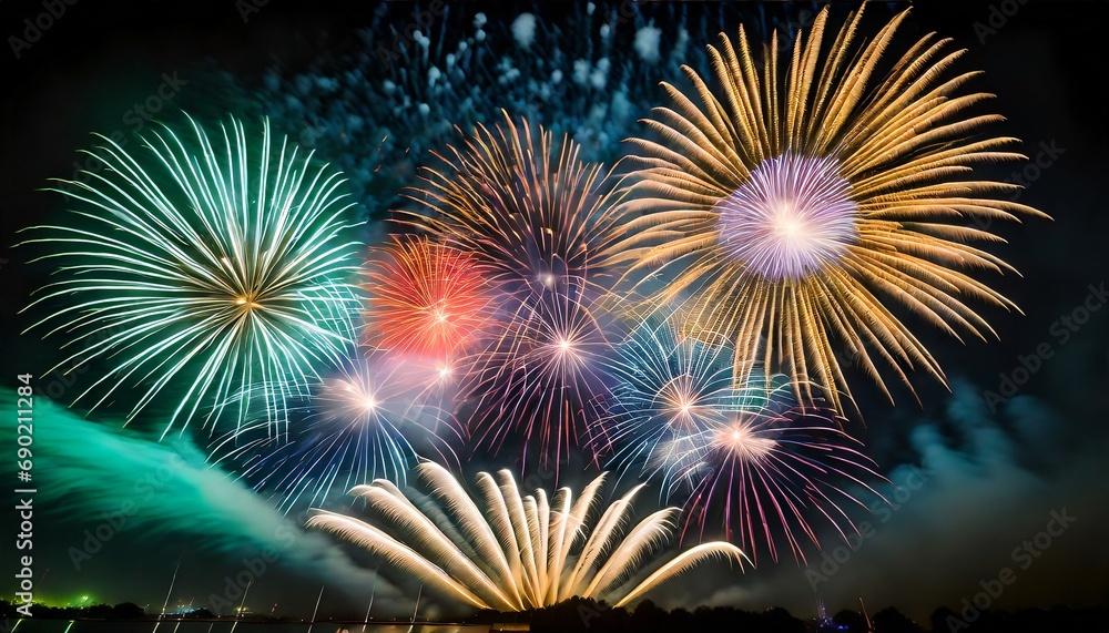 fireworks in the night sky fireworks in the night sky
