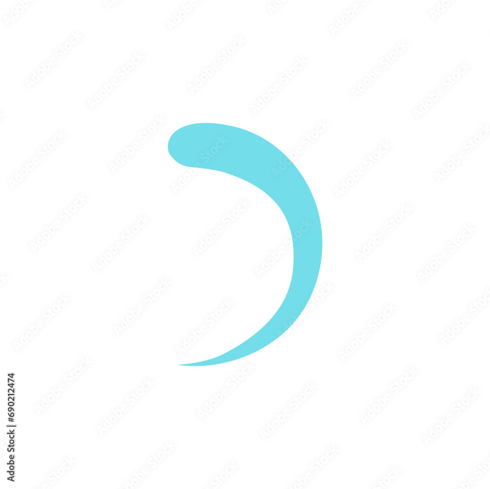 Curve semi circle vektor Curve semi circle vektor