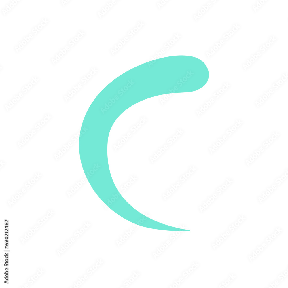 Curve semi circle vektor Curve semi circle vektor