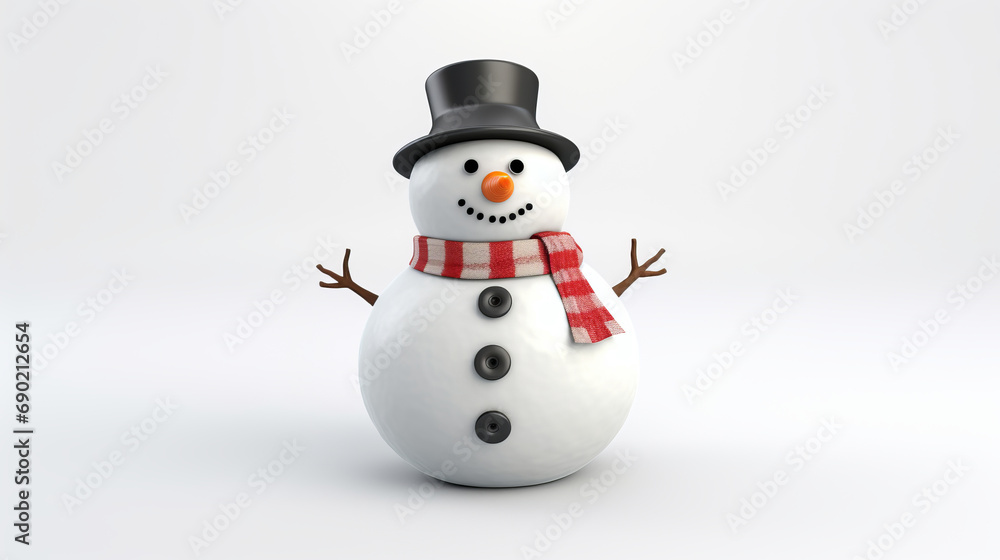 Christmas, celebration or snowman decor illustration on a white background for holiday party, decoration and invitation. Beautiful, creative and festive mockup for poster art, design element and xmas Christmas, celebration or snowman decor illustration on a white background for holiday party, decoration and invitation. Beautiful, creative and festive mockup for poster art, design element and xmas