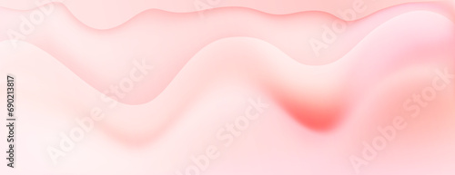 Vector abstract wave smooth color transition background. Modern halftone gradient peach fuzz fon. Suit for poster, cover, banner, brochure, website, sale, border, back