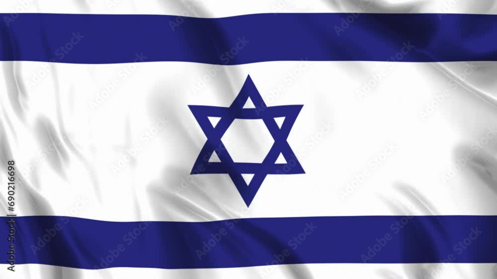 Israel Flag Waving Loop Israel Flag Waving Loop