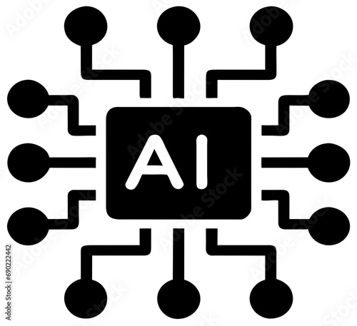 Ai tech, businessman show virtual graphic Global Internet connect Chatgpt Chat with AI, Artificial Intelligence. using command prompt for generates something, Futuristic technology transformation.
