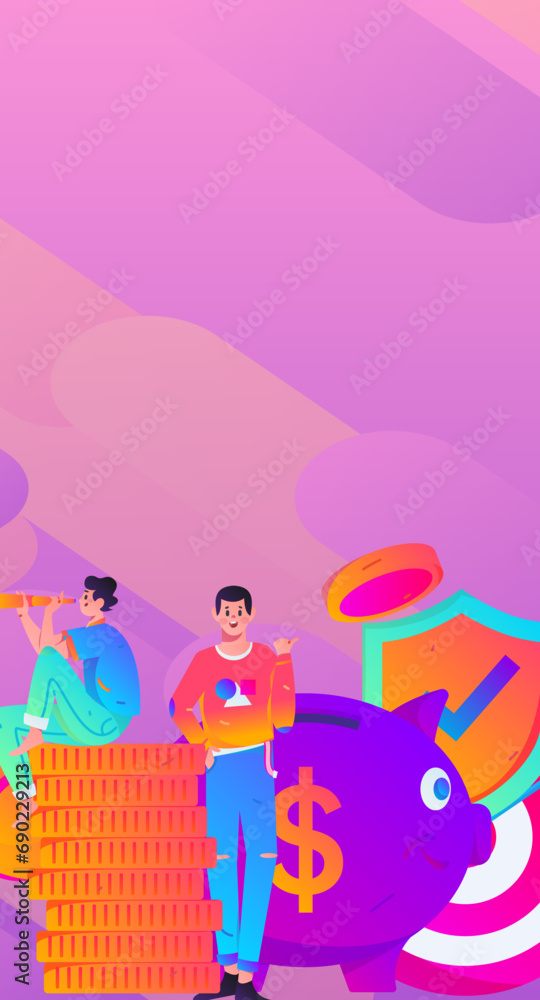 Internet financial management investment flat vector concept operation hand drawn illustration
Internet financial management investment flat vector concept operation hand drawn illustration