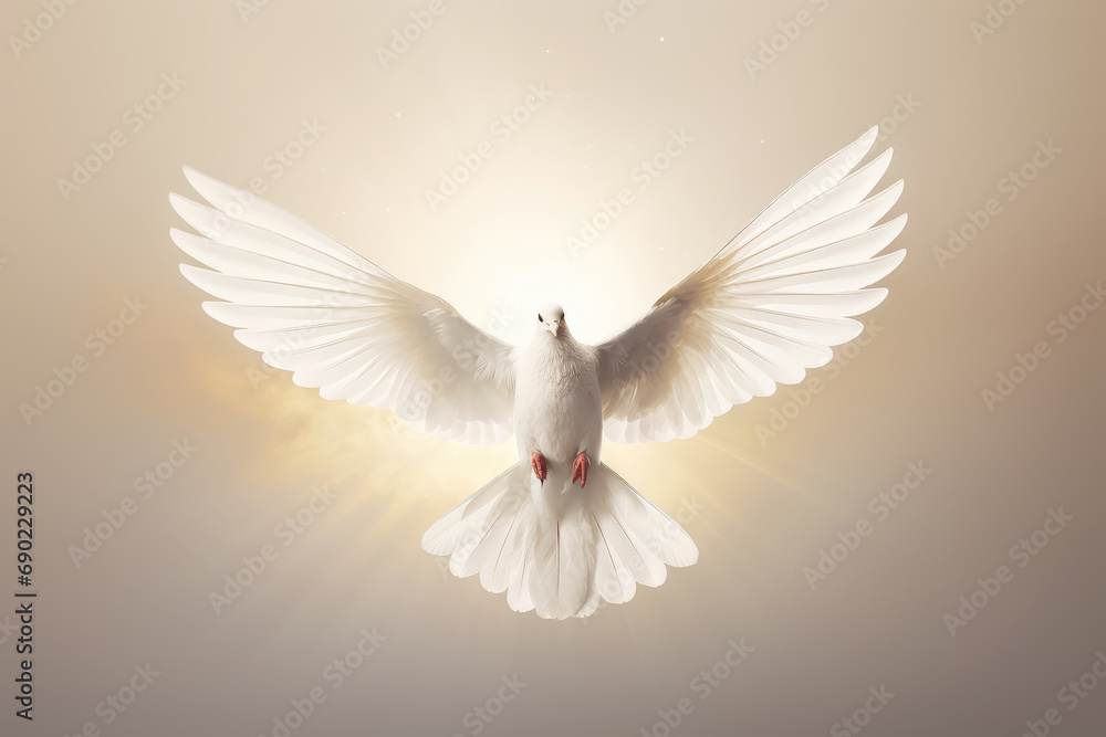 Fototapeta premium Peace and freedom on this International Day, symbolizing global unity and harmony. For a tranquil and serene world where freedom and peace prevail.