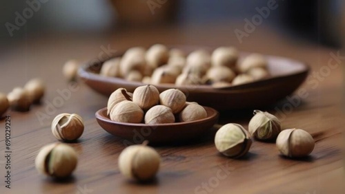 candlenuts are placed on the table  photo