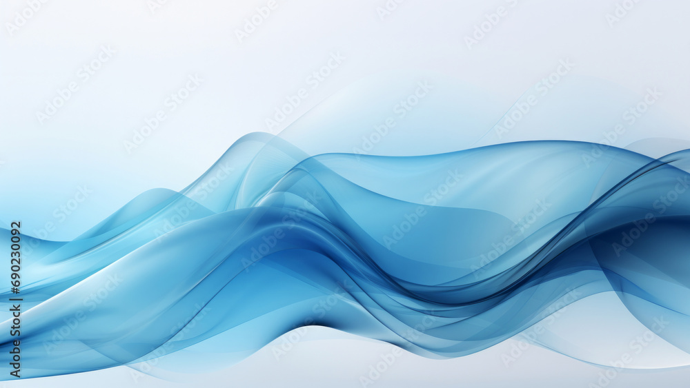 Abstract gentle light blue waves design with smooth curves and soft shadows on clean modern background. Fluid gradient motion of dynamic lines on minimal backdrop Abstract gentle light blue waves design with smooth curves and soft shadows on clean modern background. Fluid gradient motion of dynamic lines on minimal backdrop