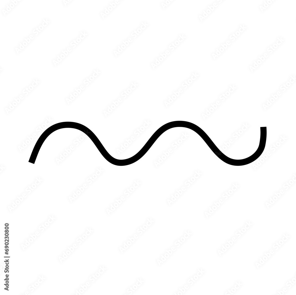 Abstract line curve