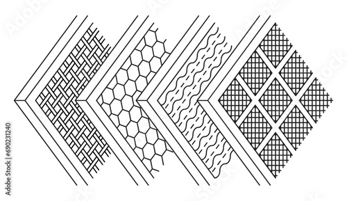 Air filter layers for purifier