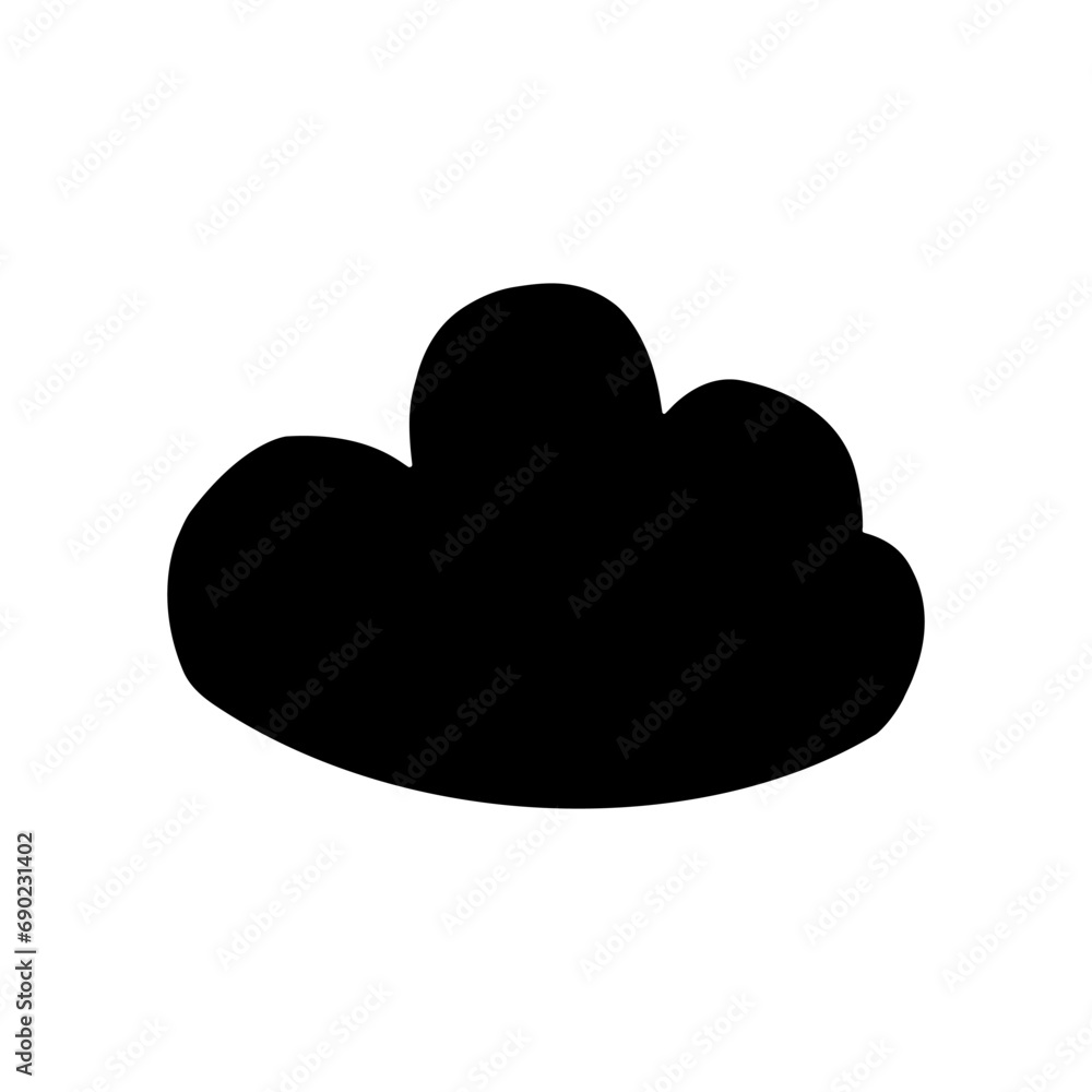Toy cloud icon vector. Baby clouds illustration sign. Cloud symbol or logo. Toy cloud icon vector. Baby clouds illustration sign. Cloud symbol or logo.