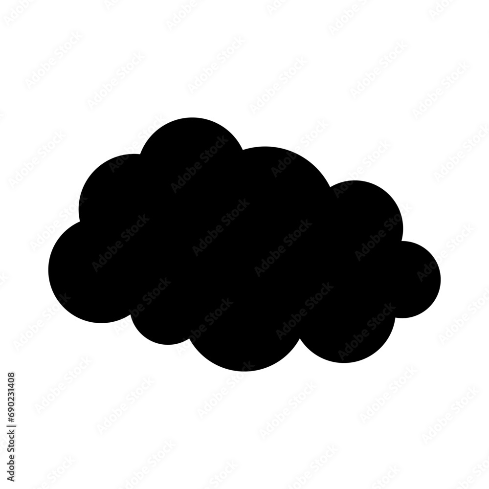 Toy cloud icon vector. Baby clouds illustration sign. Cloud symbol or logo. Toy cloud icon vector. Baby clouds illustration sign. Cloud symbol or logo.