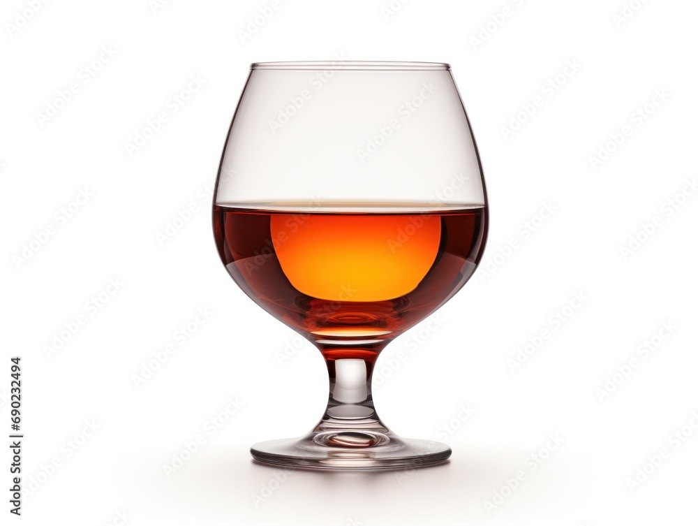 Brandy isolated on white background Brandy isolated on white background