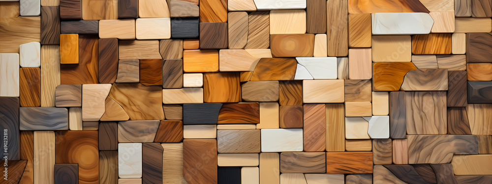 An artistic composition featuring an assortment of wood types An artistic composition featuring an assortment of wood types