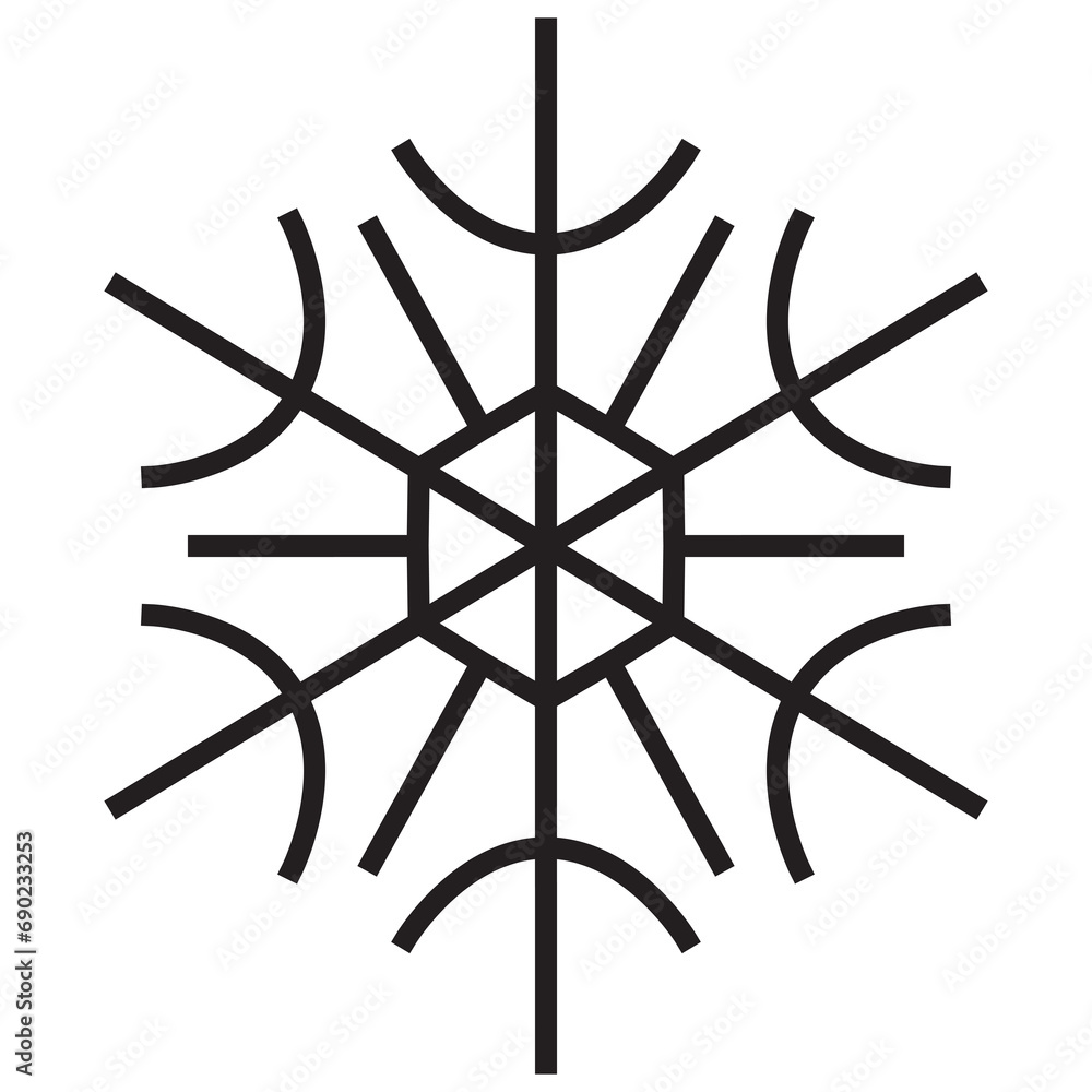 Cute snowflake isolated on white background. Flat snow icons, silhouette. Nice element for Christmas banner, cards. New year ornament. Cute snowflake isolated on white background. Flat snow icons, silhouette. Nice element for Christmas banner, cards. New year ornament.