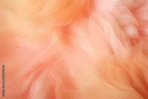 soft peach fluff. feather texture.
