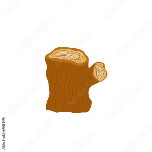 deforestation tree  illustration