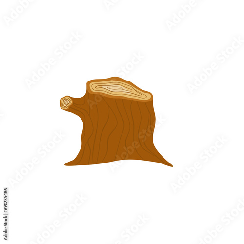 deforestation tree  illustration