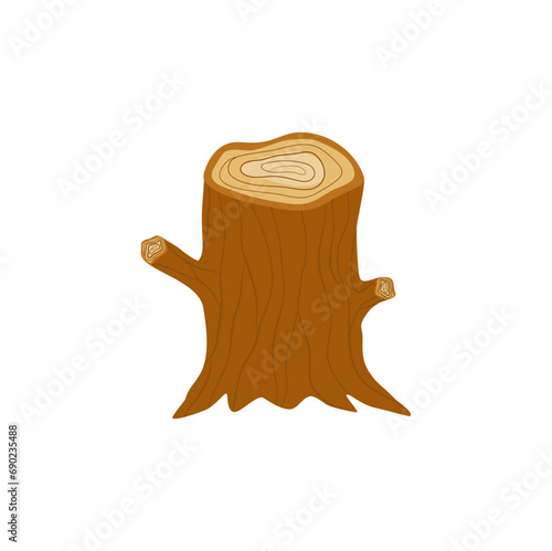 deforestation tree  illustration
