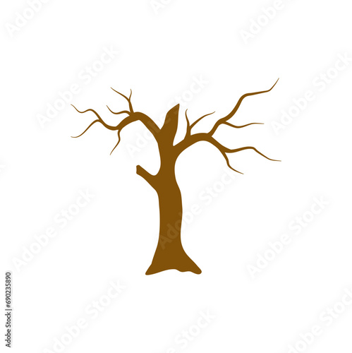 Dry tree vektor Illustration 