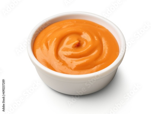 Buffalo sauce isolated on white background