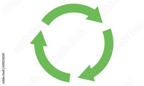 矢印（循環）サイクル　アイコン