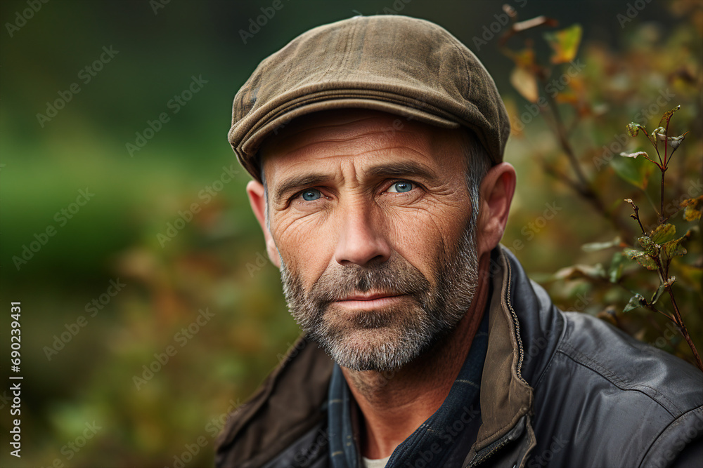 Excited farmer gardener person working in greenhouse Generative AI earth day Excited farmer gardener person working in greenhouse Generative AI earth day
