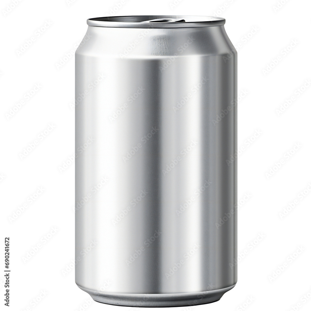 aluminum beverage drink soda can. Blank aluminum soda or beer can. isolated on transparent aluminum beverage drink soda can. Blank aluminum soda or beer can. isolated on transparent