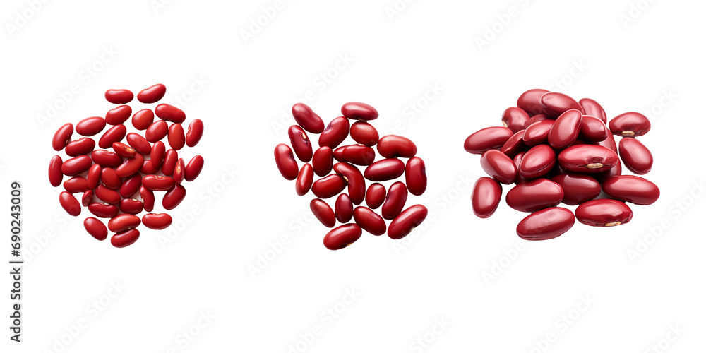Red bean isolated on white background Red bean isolated on white background
