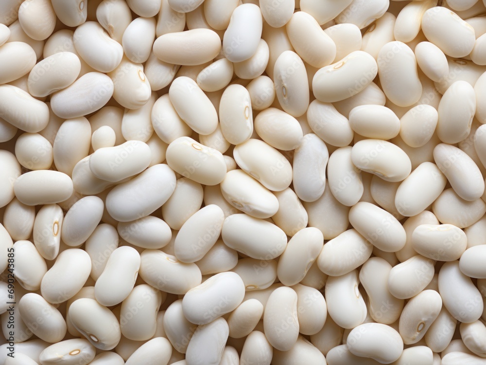 Cannellini beans isolated on white background Cannellini beans isolated on white background
