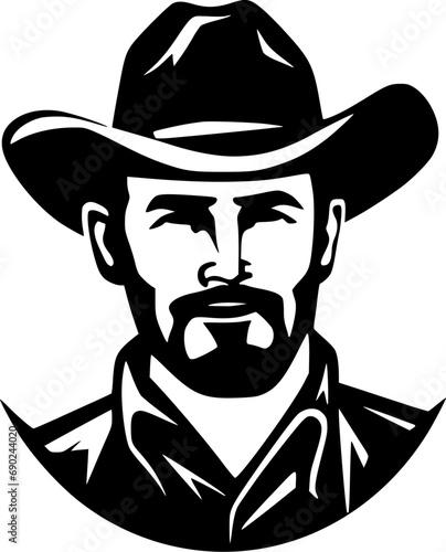 Western - High Quality Vector Logo - Vector illustration ideal for T-shirt graphic