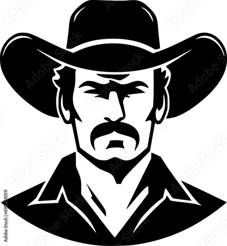 Western - High Quality Vector Logo - Vector illustration ideal for T-shirt graphic