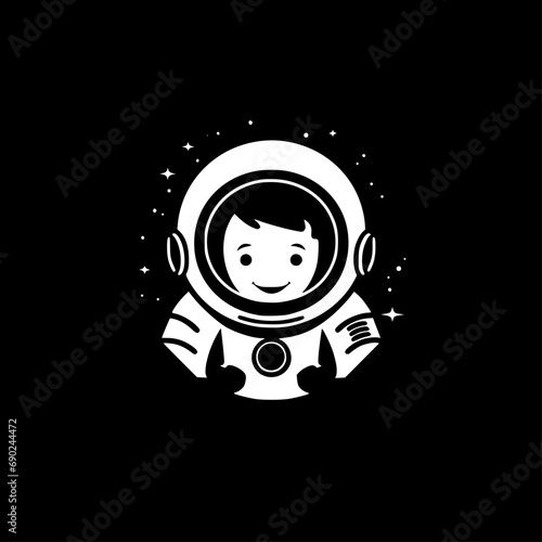 Astronaut - High Quality Vector Logo - Vector illustration ideal for T-shirt graphic