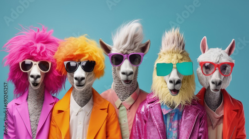 Rave Ready Paws: Animals in Rave Fashion for Electrifying Advertisements