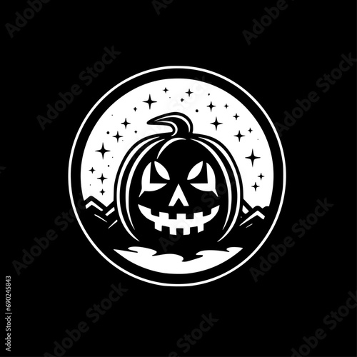 Halloween | Black and White Vector illustration