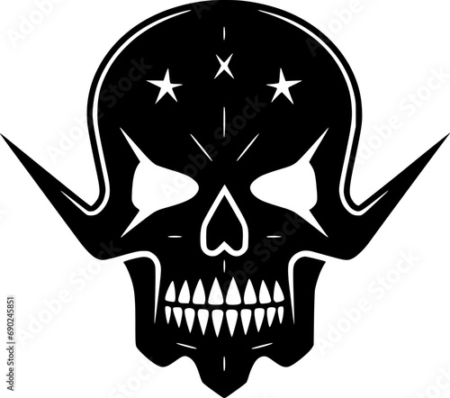 Halloween - Minimalist and Flat Logo - Vector illustration