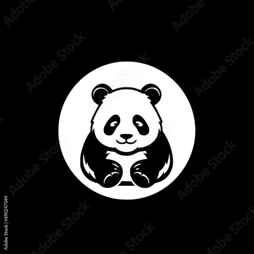 Panda - High Quality Vector Logo - Vector illustration ideal for T-shirt graphic