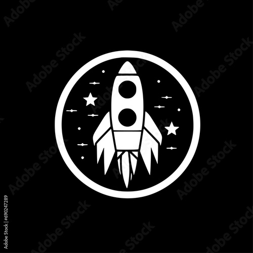 Rocket - High Quality Vector Logo - Vector illustration ideal for T-shirt graphic