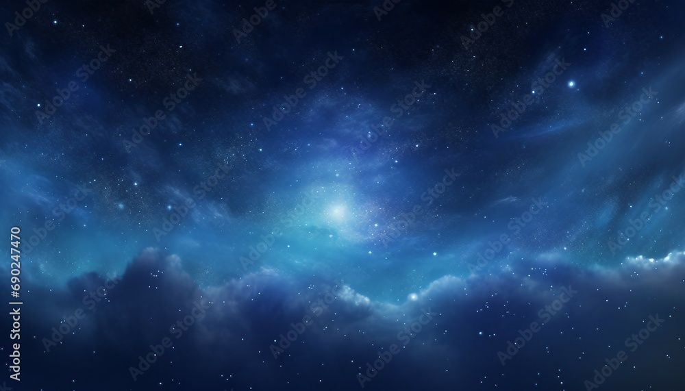 360 degree space background with nebula and stars, Smoke on the background of the night sky with stars 360 degree space background with nebula and stars, Smoke on the background of the night sky with stars