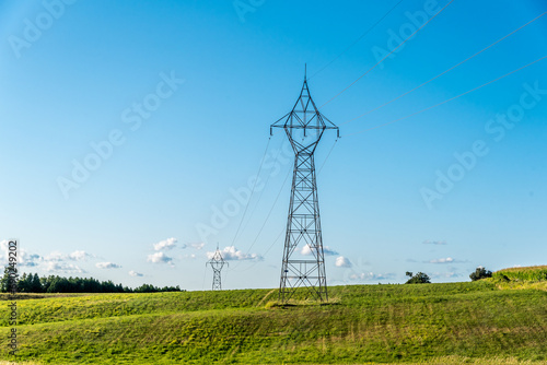 High voltage lines