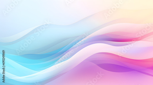 Fototapeta Naklejka Na Ścianę i Meble -  abstract background with pastel color waves