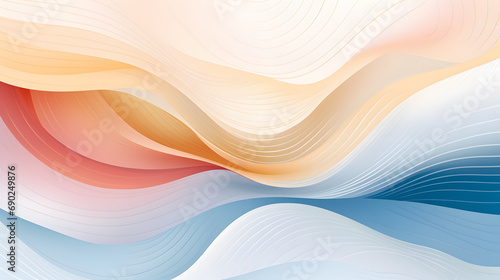 abstract background with pastel color waves