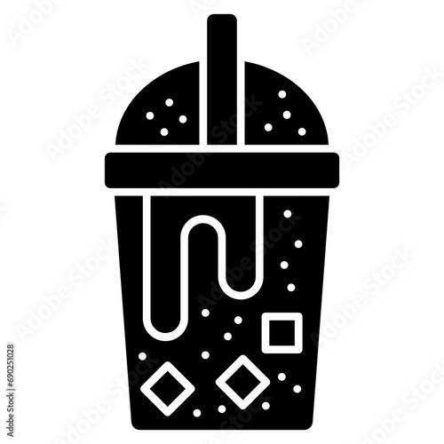Cold Coffee Icon Element For Design