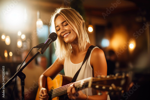 Soulful Performance: Songstress at Pub