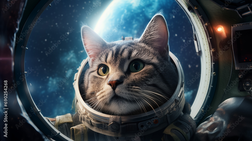 cat in space
