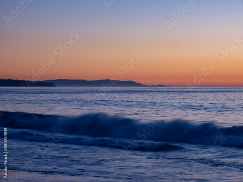 Beautiful Sunset Over the Pacific Ocean  Scenic Beach in California 25