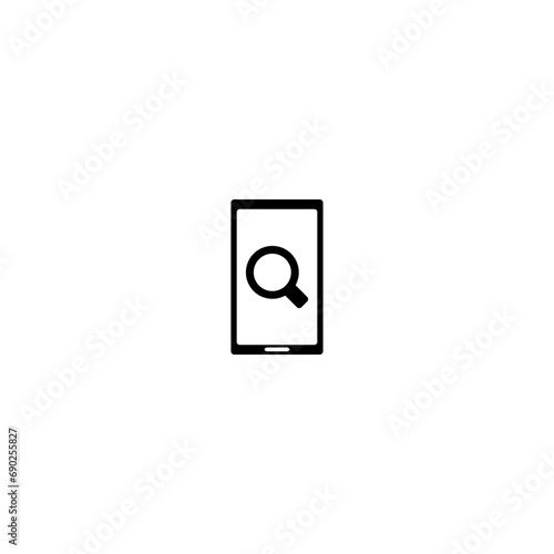 Free Download Search device icon design for web icon, logo, sign, symbol   isolated on white background - GFXLoad