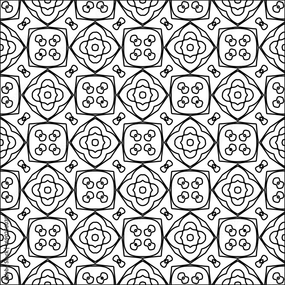 Black lines on white background.
Wallpaper with figures from lines. Abstract wallpaper. Black pattern for web page, textures, card, poster, fabric, textile. Monochrome design.
Black lines on white background.
Wallpaper with figures from lines. Abstract wallpaper. Black pattern for web page, textures, card, poster, fabric, textile. Monochrome design.
